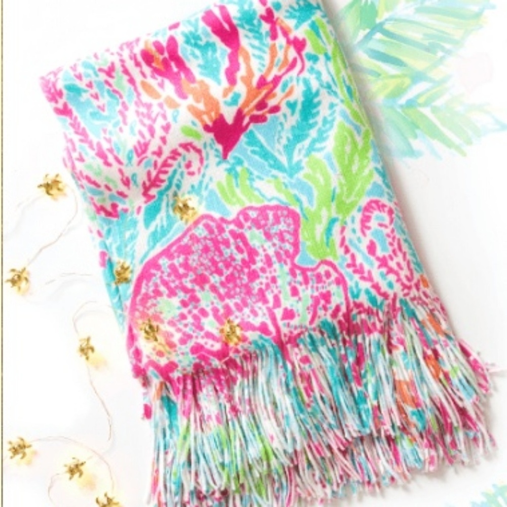 Lilly Pulitzer for Pottery Barn - Let’s Cha Cha Throw